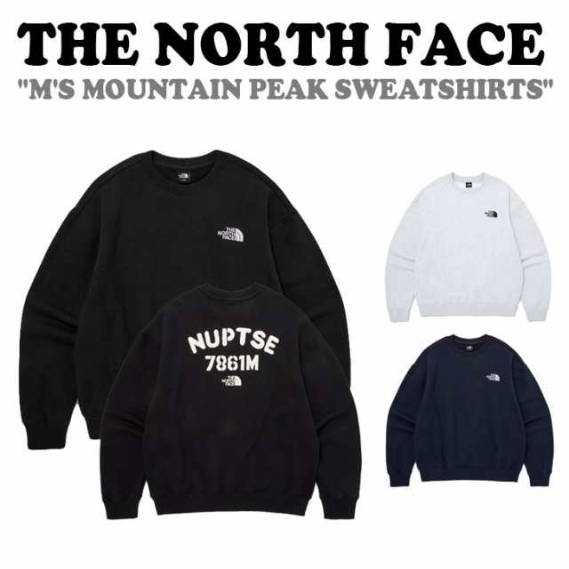 ノースフェイス トレーナー THE NORTH FACE メンズ M'S MOUNTAIN PEAK SWEATSHIRTS 全3色 NM5MQ03A/B/C ウェア の通販は