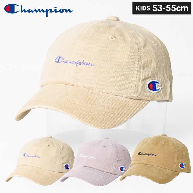 Champion キッズコーデュロイキャップ 帽子 キャンプ アウトドア 子供