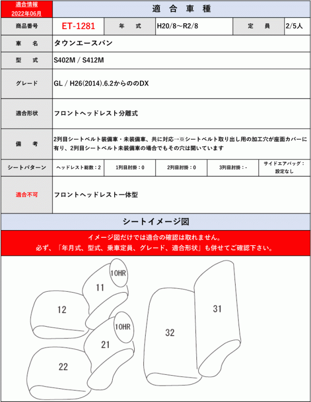 Clazzio]S402M_S412M_S403M_S413M タウンエースバン(H20/3〜)用シートカバー[クラッツィオ×ジャッカ]の通販はau  PAY マーケット ユニオンプロデュース au PAY マーケット－通販サイト