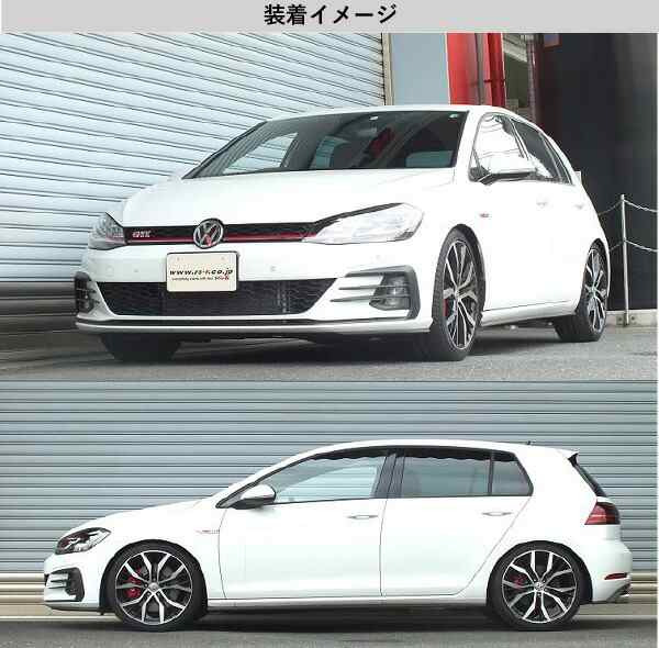 [RS-R_Ti2000 DOWN]AUDLB ゴルフ7_GTI パフォーマンス_DCC付車(2WD_2000 TB_2017/10〜)用車検対応ダウンサス[W019TD]の通販は