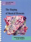 The Shaping of Musical Elements(中古品)