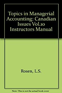 Topics in Managerial Accounting(中古品)