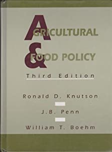 Agricultural and Food Policy(中古品)の通販は
