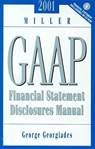 2001 Miller Gaap Financial Statement Disclosures Manual(中古品)