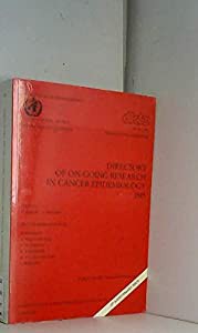 Directory of On-Going Research in Cancer Epidemiology 1984(中古品)