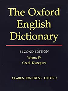 The Oxford English Dictionary  Second Edition (Volume 4)(中古品)