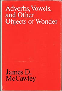 Adverbs Vowels and Other Objects of Wonder(中古品)