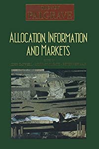 Allocation  Information and Markets (The New Palgrave)(中古品)