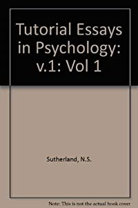 Tutorial Essays in Psychology(中古品) 15,849円