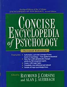Concise Encyclopedia of Psychology (2nd Edition)(中古品)
