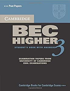 Cambridge Bec Higher 3 (BEC Practice Tests)(中古品)