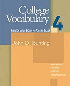 College Vocabulary Book 4 (130 pp) (English for Academic Success)(中古品)
