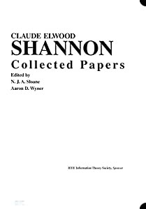 Claude E. Shannon: Collected Papers(中古品)