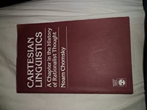 Cartesian Linguistics: A Chapter in the History of Rationalist Thought(中古品)