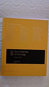 Annual Review of Sociology 2009(中古品)