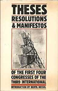 Theses Resolutions and Manifestos of the First Four Congresses of the Third International(中古品)