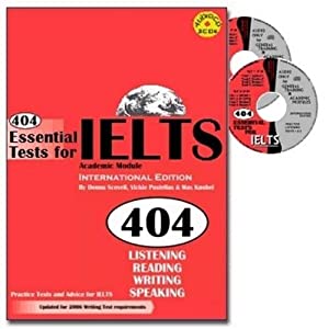 404 Essential Tests For IELTS - Academic Module (Book & CDs)(中古品)