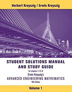 Advanced Engineering Mathematics  Student Solutions Manual and Study Guide  Volume 1: Chapters 1 - 12(中古品)