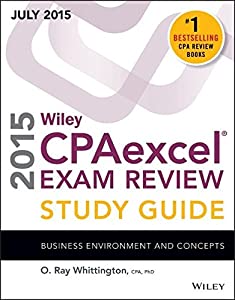 Wiley CPAexcel Exam Review 2015 Study Guide July: Business Environment and Concepts (Wiley CPA Exam Review)(中古品)