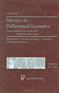 Surveys in Differential Geometry: Papers Dedicated to Atiyah  Bott  Hirzebruch  and Singer (International Press)(中古品)