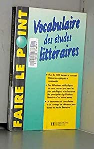 Vocabulaire des etudes litteraires(中古品)