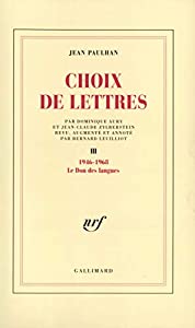 Choix de lettres t.3(中古品)の通販は