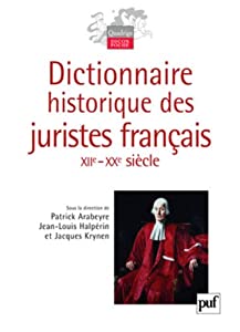 Dictionnaire historique des juristes francais(中古品)