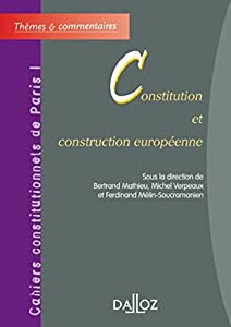 Constitution et construction europeenne(中古品)