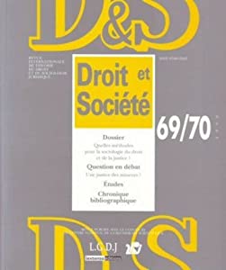 Droit et Societe N 69/70-2008(中古品) 10,821円
