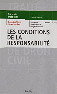 Traite de droit civil : Les conditions de la responsabilite(中古品)