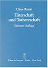Taterschaft Und Tatherrschaft: Auflage(中古品)