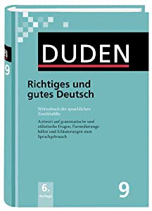 Der Duden in 12 Banden: 9 - Richtiges Und Gutes Deutsch(中古品)