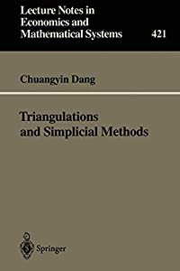 Triangulations and Simplicial Methods (Lecture Notes in Economics and Mathematical Systems 421)(中古品)