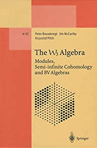 The W3 Algebra: Modules  Semi-infinite Cohomology and BV Algebras (Lecture Notes in Physics Monographs)(中古品)
