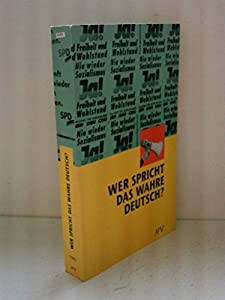 Wer spricht das wahre Deutsch?(中古品)