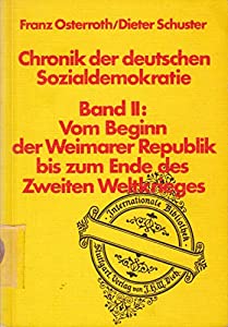 Chronik der deutschen Sozialdemokratie II(中古品)