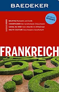 Baedeker Reisefuehrer Frankreich: mit GROSSER REISEKARTE(中古品)
