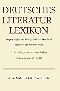 Deutsches Literatur-Lexikon  Erganzungsband I  a - Bernfeld(中古品)の通販は 37,778円
