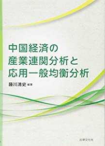 中国経済の産業連関分析と応用一般均衡分析(中古品)