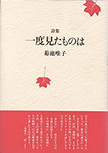 一度見たものは—詩集(中古品)