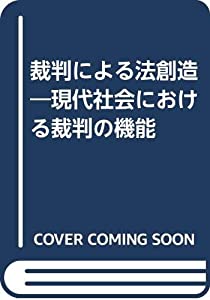 裁判による法創造—現代社会における裁判の機能(中古品)