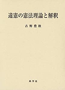 違憲の憲法理論と解釈(中古品)