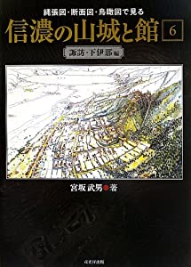 信濃の山城と館〈第6巻〉諏訪・下伊那編—縄張図・断面図・鳥瞰図で見る(中古品)