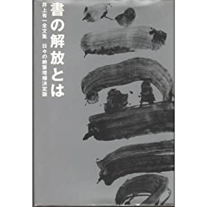 書の解放とは—井上有一全文集 日々の絶筆増補決定版(中古品)