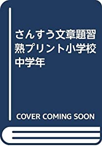 さんすう文章題習熟プリント小学校中学年(中古品)