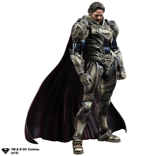 MAN OF STEEL PLAY ARTS改 ジョー=エル(PVC塗装済みアクションフィギュア)（中古品）の通販は 9,772円