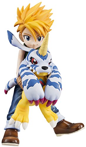 G.E.M.シリーズ デジモンアドベンチャー 石田ヤマト & ガブモン 約105mm PV（中古品）