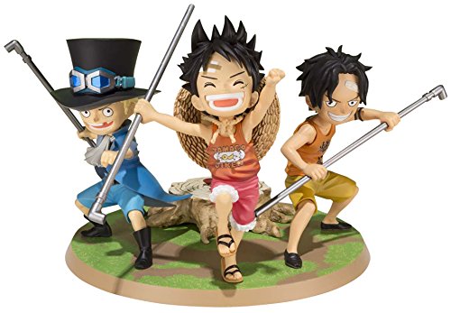 フィギュアーツZERO ONE PIECE ルフィ・エース・サボ -義兄弟の約束- 約90m（中古品）