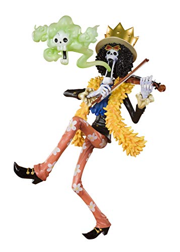 フィギュアーツZERO ONE PIECE 鼻唄のブルック 約200mm ABS&amp;PVC製 塗装済み（中古品）