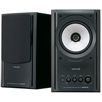 ONKYO GX-77M スピーカー WAVIO/ハイレゾ対応 ブラック GX-77M(B)（中古品）